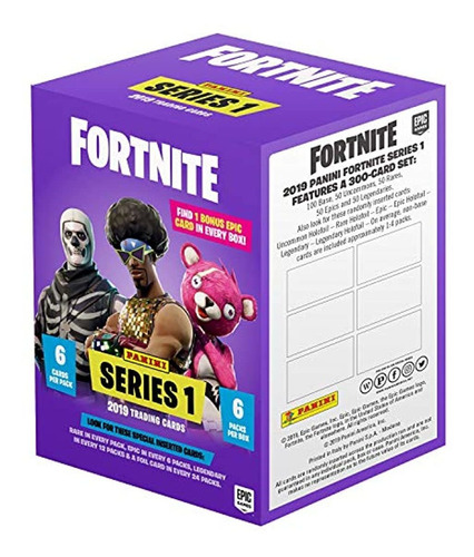 Panini Fortnite 97672 - Caja Para 6 Tarjetas De Felicitación