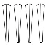 4 Hairpin Leg Metal 60cm Triplo Industrial Base  1/4 M1