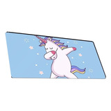 Mousepad Gamer Diseño Unicornio 90x40 Cm