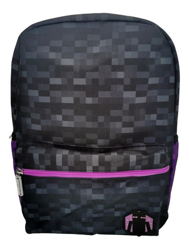 Mochila Juvenil Minecraft Chs-bp2109r