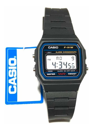 Reloj Casio F-91 100% Original Deportivo Digital Sumergible