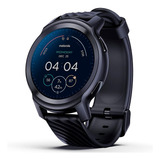 Smartwatch Motorola Moto Watch 100 1.3  Caja 42mm De  Aluminio Negra, Malla  Negra De  Silicona Y Bisel  Phantom Black