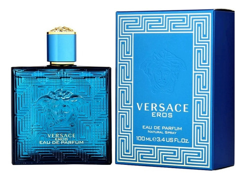 Versace Eros Eau De Parfum Para Hombre 100 Ml Spray Original