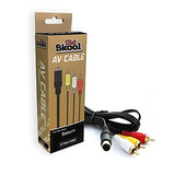 Cable Skool Sega Saturn Chapado En Oro Av Viejo Cable De