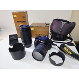  Nikon D5100 Lente 18-105mm + Lente 70-300mm