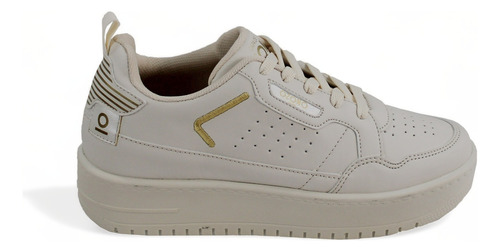 Tenis Plataforma Mujer Capa De Ozono 622901 Sneaker Late Oro