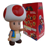 Boneco Toad Cogumelo Super Mario Bros Original Coleção