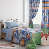 Acolchado 1 1/2pl Micro Soft Estampado Infantil Jeancartier