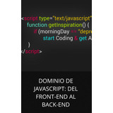 Dominando Javascript Do Front-end Ao Back-end