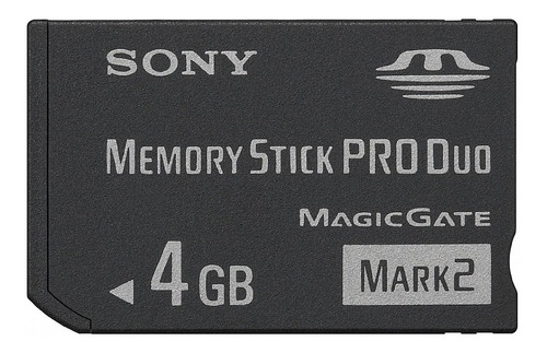 Memoria Micro M2 Memory Stick 4gb Pro Duo Mark2 Fullhd Sony