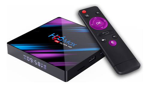 Caja De Tv H96 Max-3318 Android 9.0 De 2.4 G Y 5 G Wifi De C