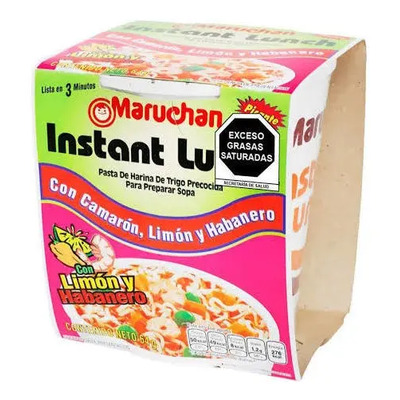 Sopa Instantanea Maruchan Con Camarón,limon Y Habanero 64 Gr | MercadoLibre