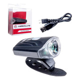 Farol Mini Absolute Dianteiro C/ Suporte De Bike Usb Led