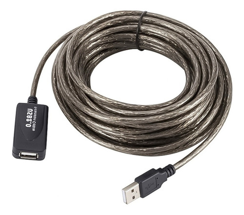 Cable Usb 5 Metros Extension Activo Macho A Usb Hembra 2.0 