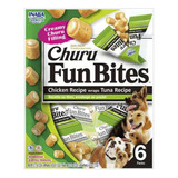 Snack Perro Inaba Churu Fun Bites De Pollo Con Atun 132gr