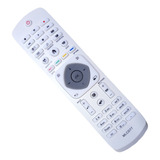 Control Remoto Philips Lcd Led Smart Tv 3d Tecla Home Blanco