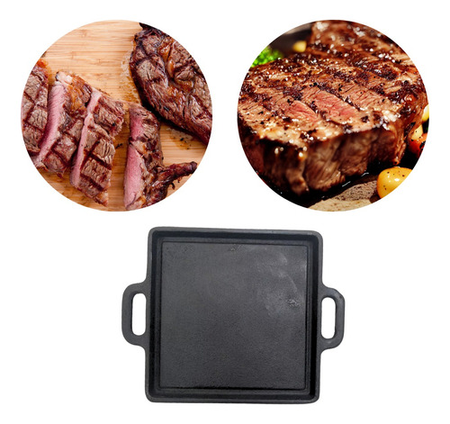 Bandeja E Ferro De Churrasco Ou Assar Porções 20cm C/  1012