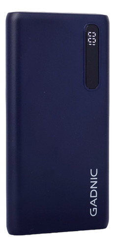 Cargador Portable Power Bank Gadnic Celular Tablet 20000mah Carga Rapida Color Azul