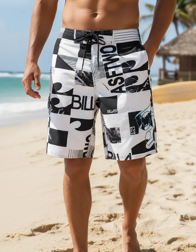 Pantalones Cortos De Playa De Secado Rápido Para Hombre