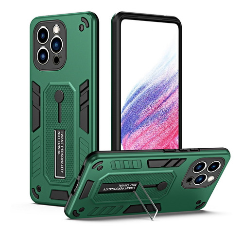 Funda Para iPhone Series Anticollision Metal Support