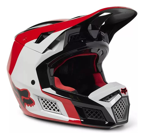 Casco Motocross Fox V3 Rs Efekt Carbono Mx Enduro Top Ra Cuo