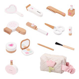 1 Kit De Maquillaje Para Niños, Brocha De Madera Para