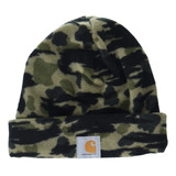 Carhartt  - Gorro De Forro Polar Camuflado Para Hombre, Bla.