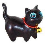 Figura De Gato Em Miniatura Escultura De Gato Bonito