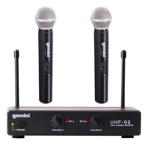 Gemini Sound Uhf-02m Equipo De Dj De Audio Profesional Siste