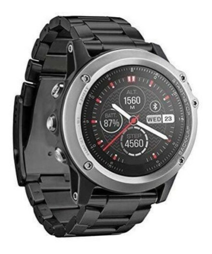 Garmin Fenix 3 Hr Correa Titanio Sin Hrm Gps Silver Negro