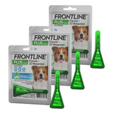 Combo 3 Frontline Plus Cão 1,34ml (10 A 20kg)p