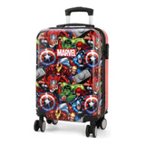 Mala De Bordo Infantil Viagem Avengers Vermelha Luxcel