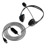 Auriculares Usb Auriculares Con Cable Exam Business Operator
