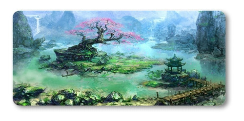 Mousepad Xxl 80x30cm Cod.406 Arte Paisaje Japon Bosque