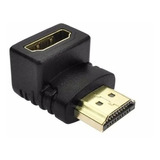 Adaptador Hdmi 90 Graus Em L Macho X Fêmea 1.4 P/ Tv Painel