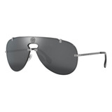 Lentes De Sol Versace Ve2243 10016g Plateado Gris Unisex