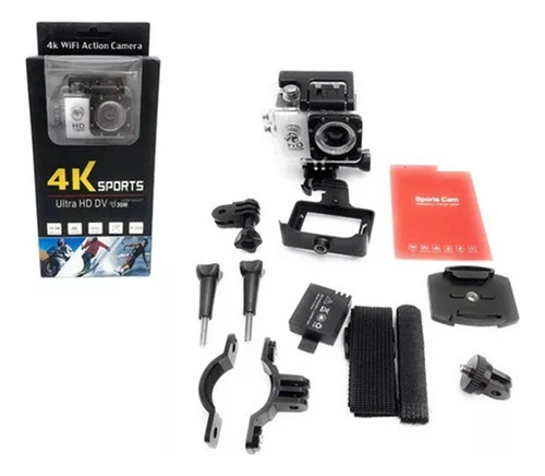 Camara Deportiva Contra Agua Full Hd 4k Action Cam