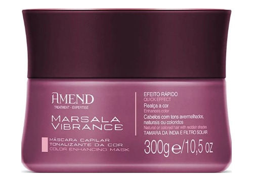 Máscara Matizadora Marsala Vibrance - Amend 300g