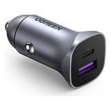 Ugreen 30w Usb C Cargador Auto Carga Rápida, 2 Puertos