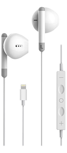 Auricular Soul Compatible Con iPhone Lightning Blanco