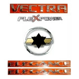 Emblemas Vectra Flex + Laterais Elegance + Mala - 2006 À 09