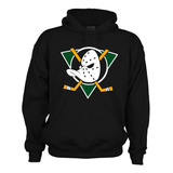 Sudadera Capucha Nhl Migthy Ducks Hockey Sobre Hielo Patos