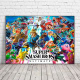 Cuadro Decorativo Nintendo Super Smash Bros