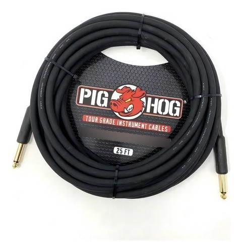 Pig Hog Ph25 Cable Para Guitarra O Bajo 7.62 Metros