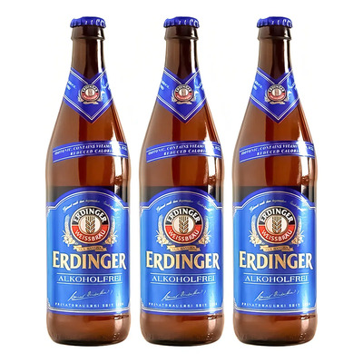 Tripack Cerveza Erdinger Alcoholfrei 500ml C\u002Fu | Envío gratis