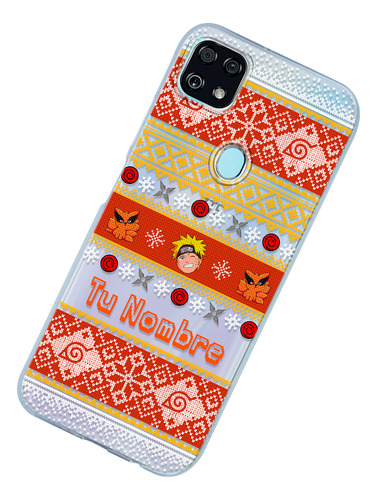 Funda Para Zte Naruto Shippuden Ugly Sweater Navidad Nombre