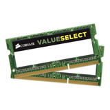 Memória Corsair Value Notebook 16gb (2x8gb) 1600mhz Ddr3 C11