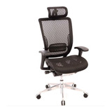 Silla  Presidente Con Cabecero Base Cromada