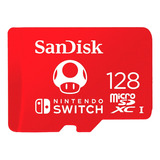 Cartão De Memória 128gb Nintendo Switch Sandisk Microsd