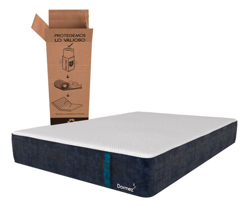 Colchón Dormez Matrimonial Navy Memory Foam 26 Cm En Caja